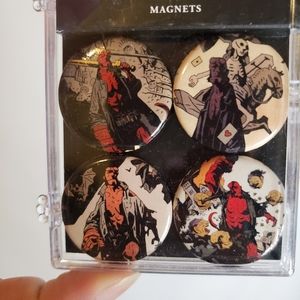 Hellboy magnet 4 piece set